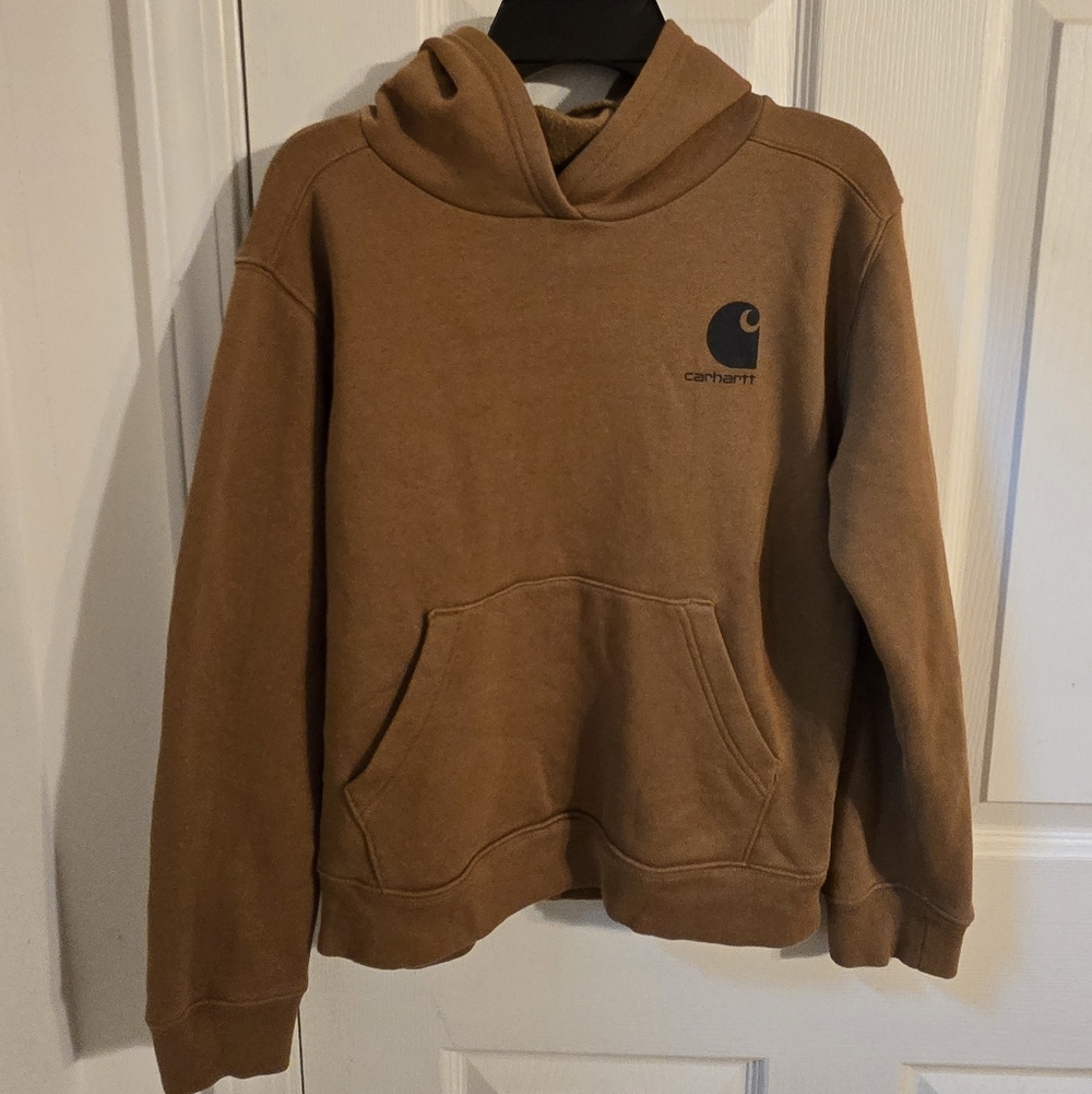 Carhartt Brown Kids Medium 10/12 Hoodie